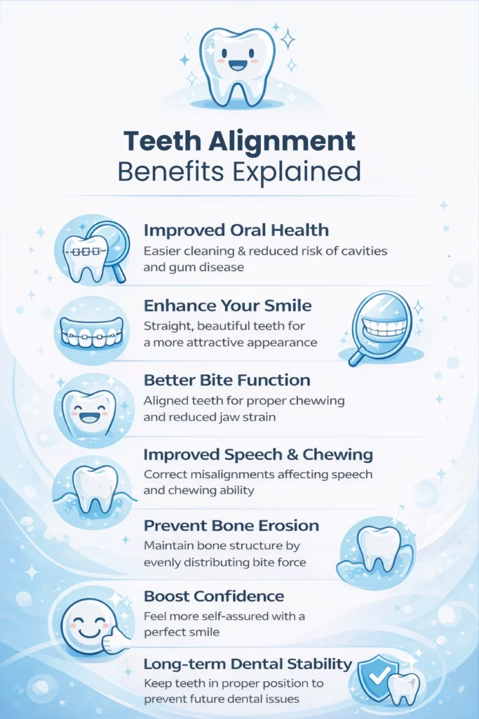Key Benefits of Teeth Alignment Treatment