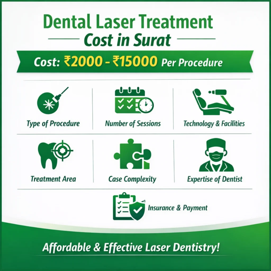 How Much Does Dental Laser Treatment Cost in Surat