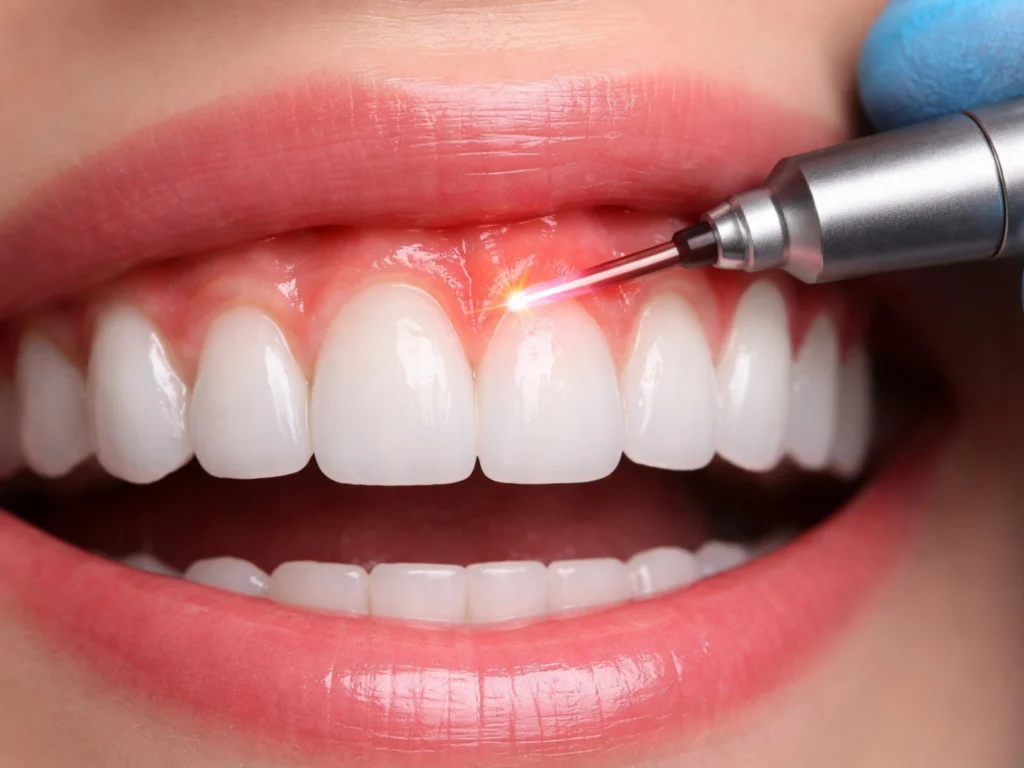 Laser Gum Contouring and Reshaping