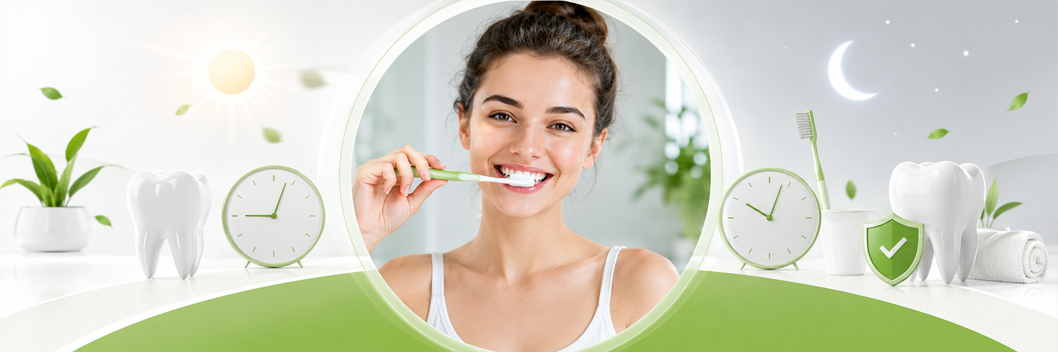 1. Brush Your Teeth Twice a Day - Properly