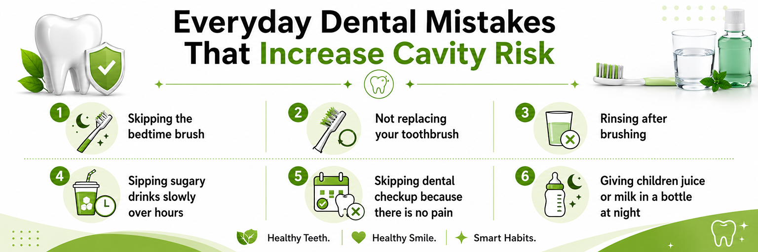 Common Oral Hygiene Mistakes That Cause Cavities