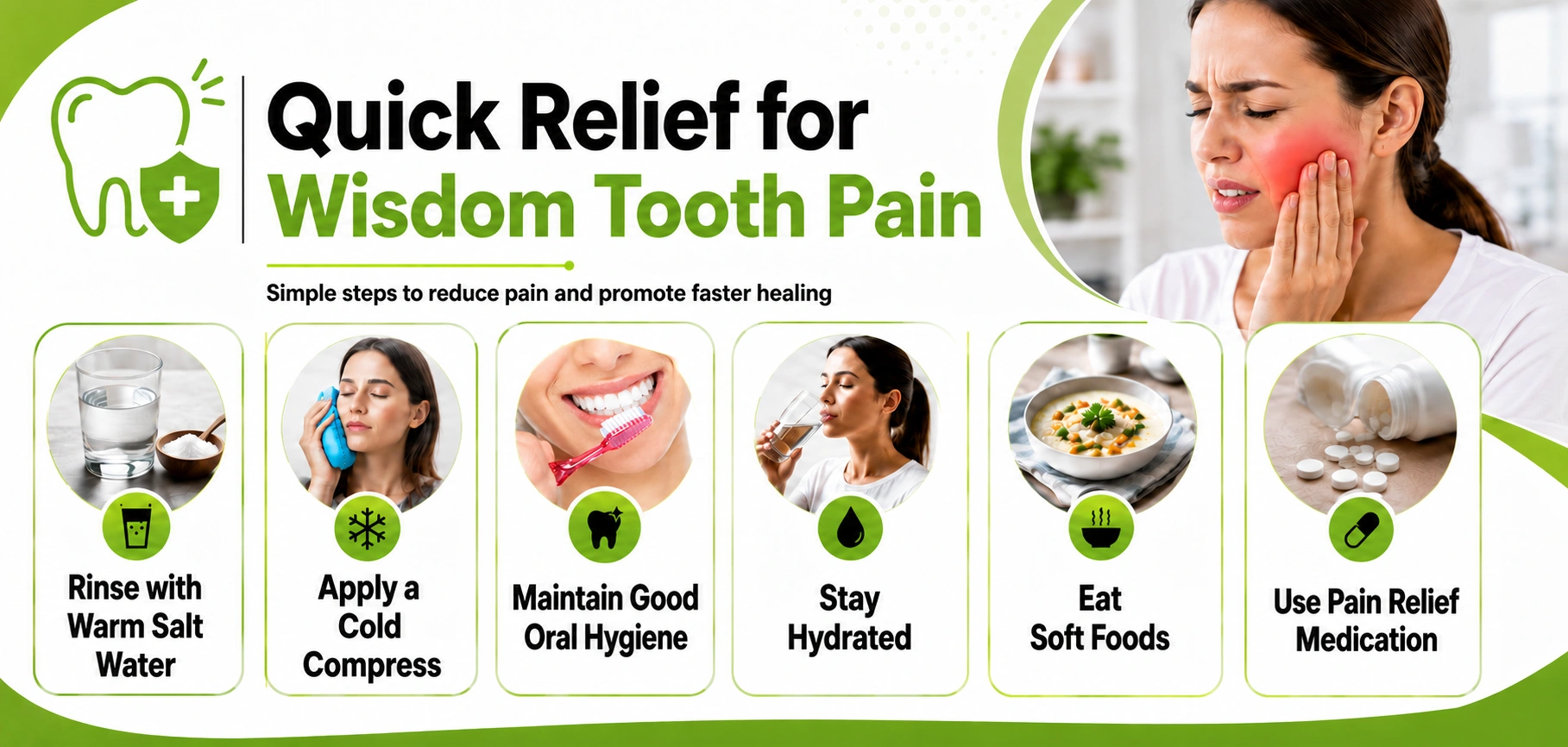 How to Get Fast Relief from Wisdom Tooth Pain