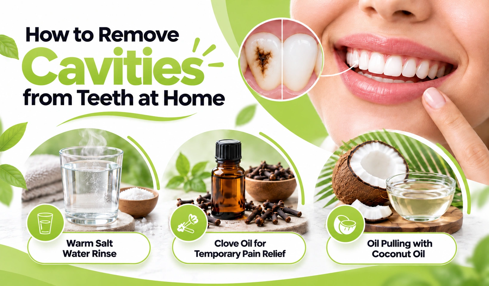 How to Remove Cavities from Teeth at Home