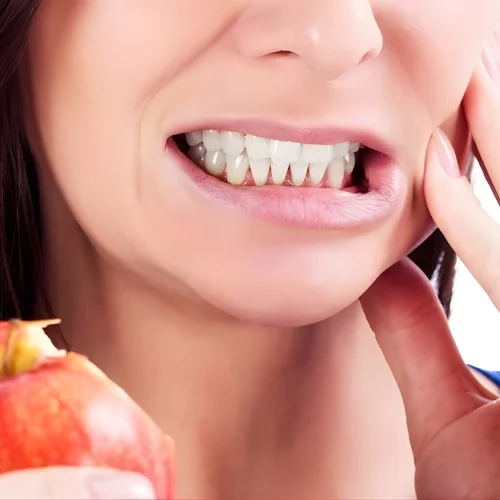 Difficulty with chewing or speaking